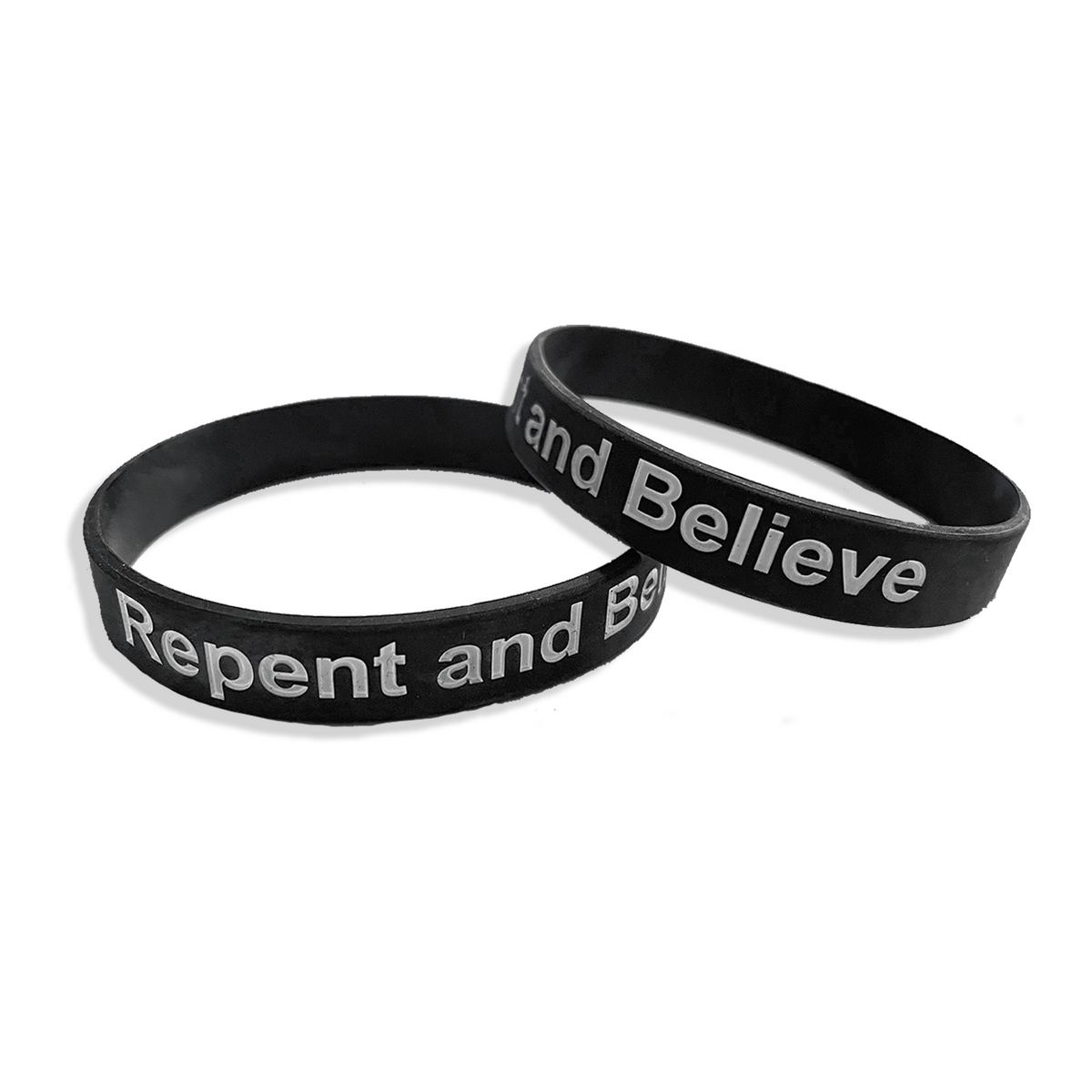 Believe rubber bracelet on sale