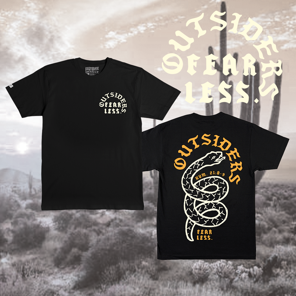 Outsiders Fearless | Black T-shirt – Outsiders Brand Co.